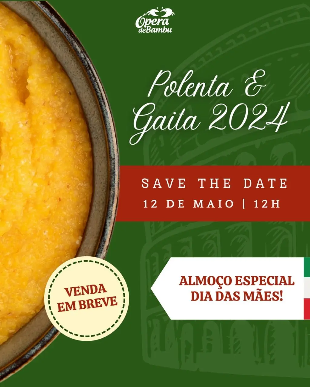 Vem aí: Polenta e Gaita 2024
